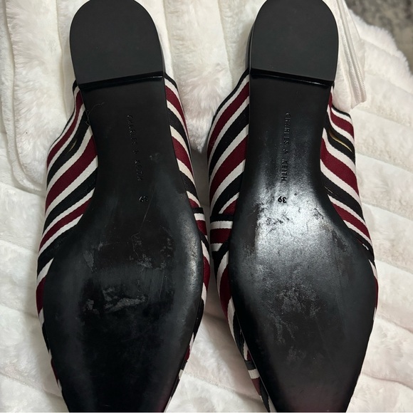 CHARLES & KEITH Women’s Multicolored Grosgrain Mules - Picture 8 of 10